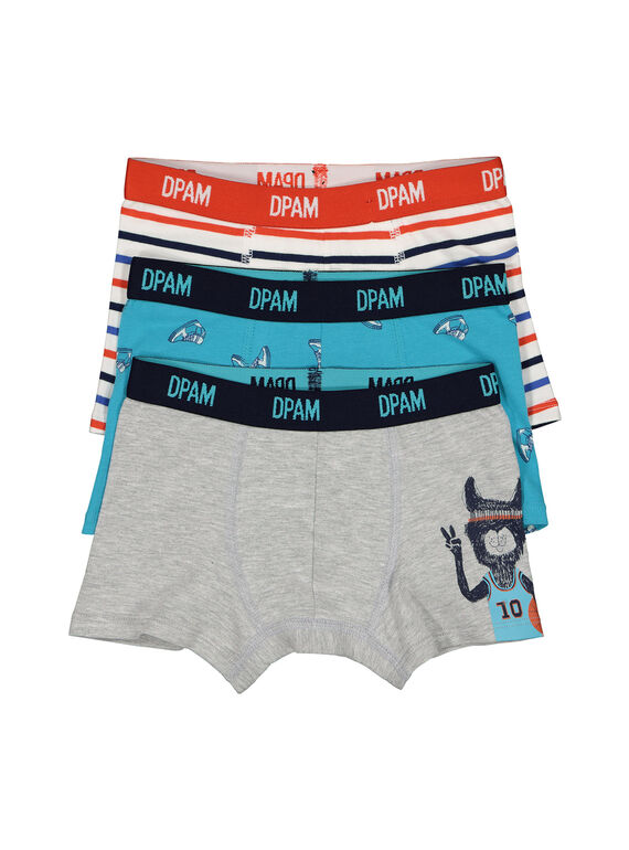 Lot de boxers garçon FEGOBOXBAS / 19SH1252BOX000