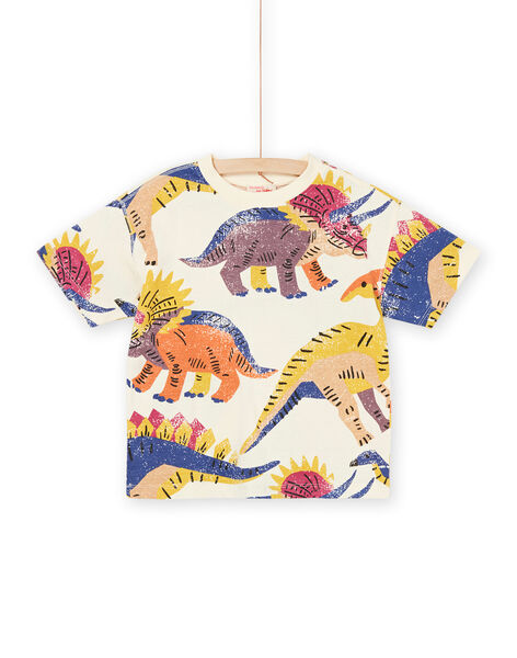 Tee Shirt Manches Courtes Blanc cassé ROMAGTI2 / 23S902T1TMCA002