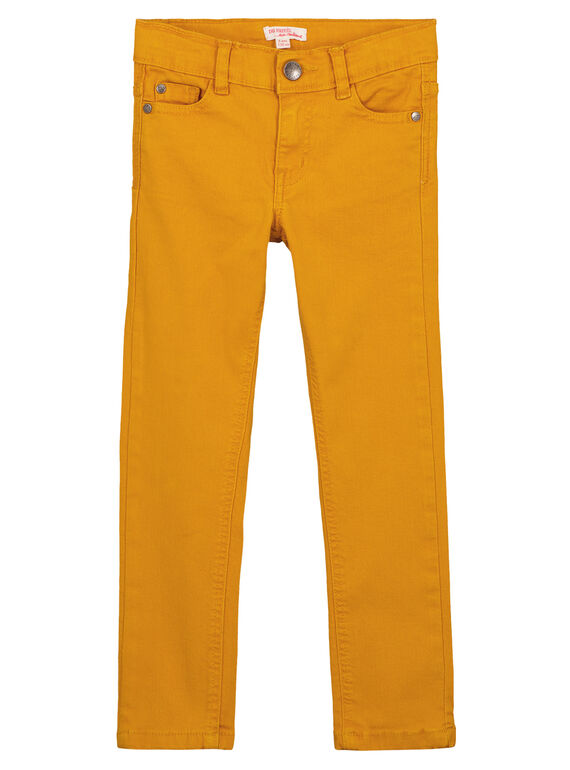 Pantalon Slim Stretch Ocre GOJOPATWI2 / 19W90248D2B107