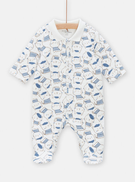 Grenouillère Blanc cassé TOU1GRE3 / 24SF04H4GREA001