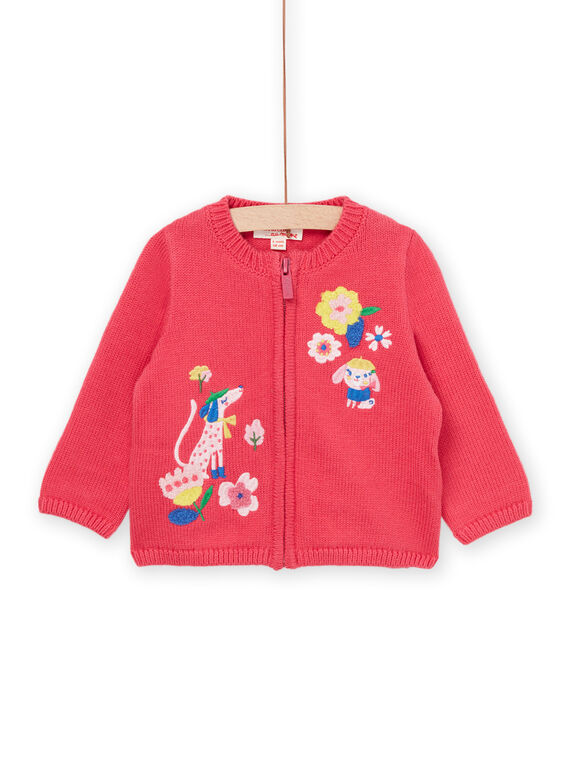 Gilet à animation fleurs et chiens PIMUCAR / 22WG09R1CARD325
