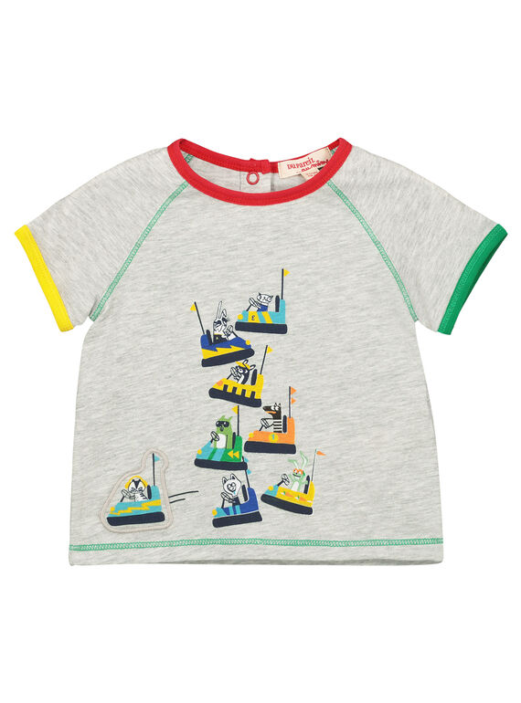Tee Shirt Manches Courtes Gris FUCOTI / 19SG1081TMCJ906