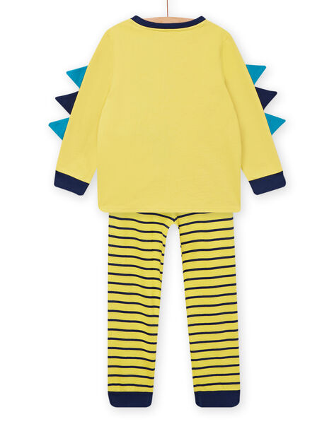 Pyjama jaune canari enfant garçon NEGOPYJTREX / 22SH12G3PYJ117