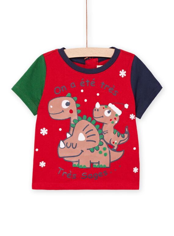 T-shirt de Noël à animation multitechnique PUNOTEEX / 22WG10V1TMCF504