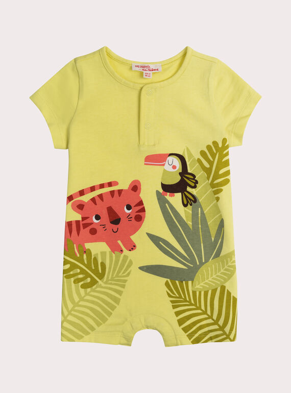 Combinaison à imprimé tropical pour bébé garçon WUPLACOM2 / 25SG10O3CBL116