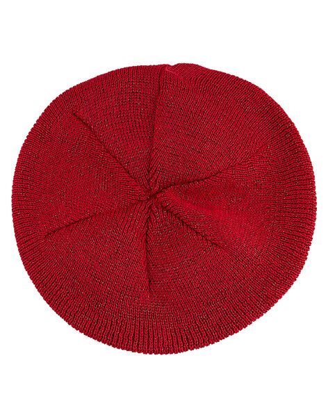 Beret Bebe Fille Rouge Avec Lurex Spring Days Dpam