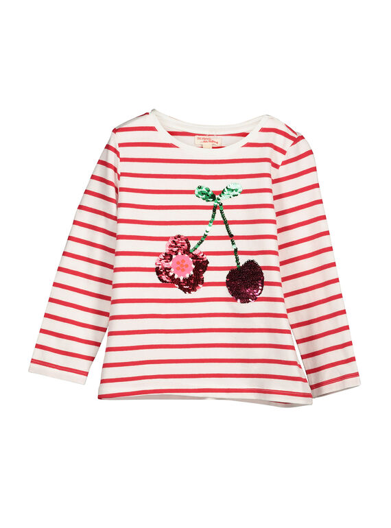 Tee-shirt manches longues fille FACOTEE2 / 19S90183TML099
