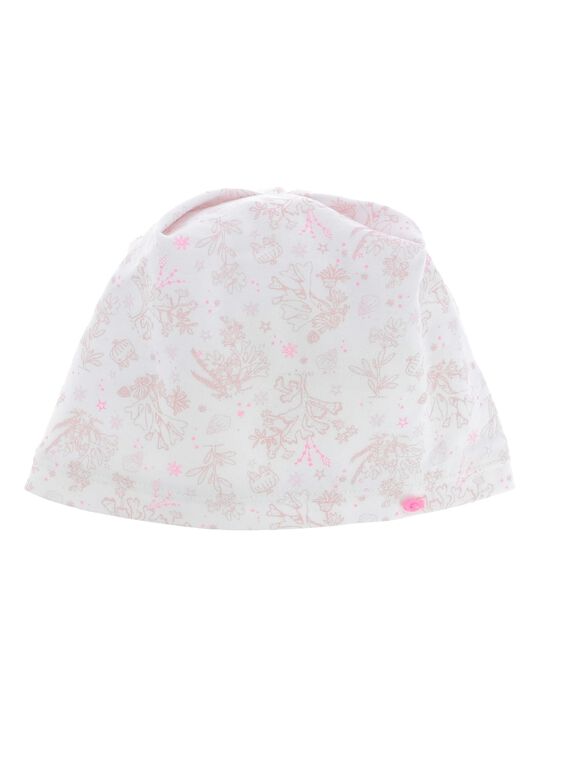Bonnet de naissance bébé fille CACFBON1 / 18SF40B3BON099