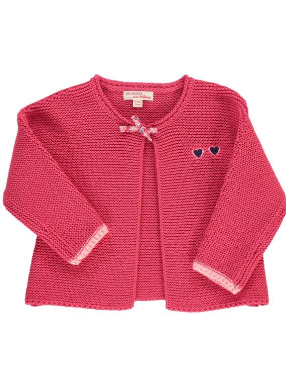 Gilet bébé fille CIHOCARDI1 / 18SG09E2CARF503