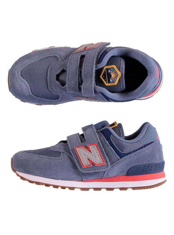 Basket bleu enfant garçon NEW BALANCE GGYV574PAA / 19WK36P1D37C218