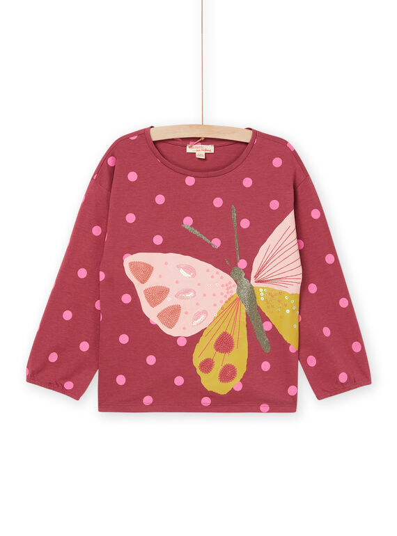 T-shirt à imprimé à pois et motif papillon RAMAGTEE1 / 23S901T1TML718