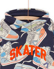 Sweat à capuche à imprimé baskets ROPURSWE1 / 23S902L2SWE705
