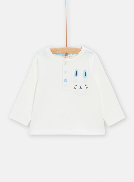 Tee Shirt Manches Longues Ecru TUJOTUN1 / 24SG10B2TML001