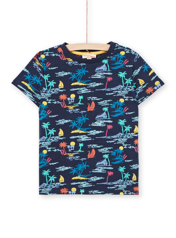 Tee Shirt Manches Courtes Bleu marine LOBONTI3 / 21S902W6TMC705