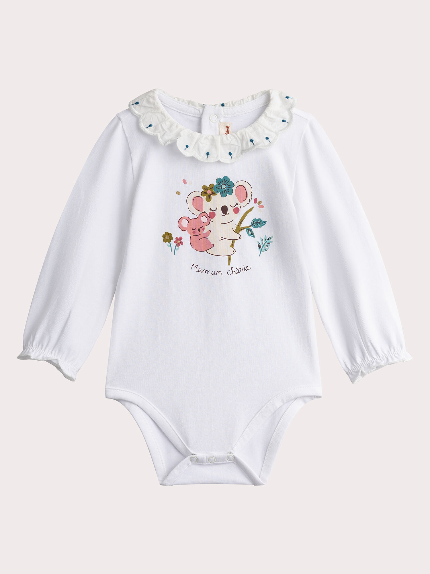Body a manches longues pour bebe fille Body DPAM