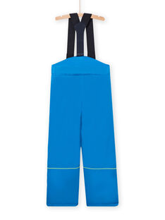 Pantalon de ski bleu à bretelles enfant garçon MOSKIPAN / 21W902R1PTSC221