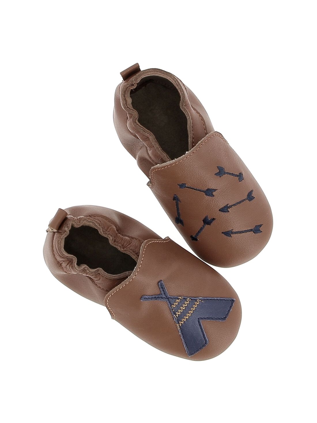 Chausson en cuir bebe garcon Chaussons DPAM