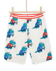 Ensemble pyjama débardeur et short écru enfant garçon NEGOPYCREX / 22SH12H2PYJ003