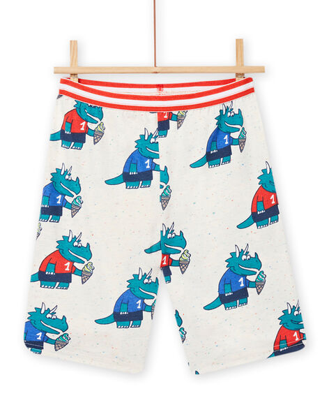Ensemble pyjama débardeur et short écru enfant garçon NEGOPYCREX / 22SH12H2PYJ003