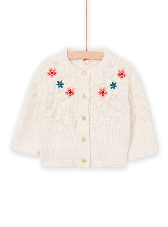 Cardigan Ecru PIPRICAR2 / 22WG09P2CAR001