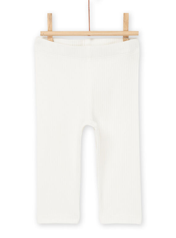 Legging blanc bébé RYIJOLEG1 / 23SI0974CAL001