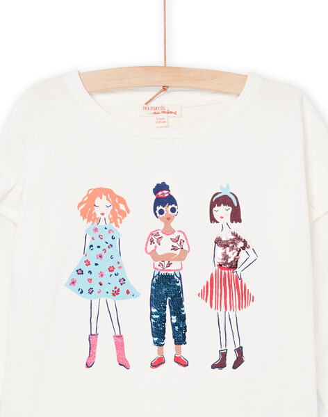 T-shirt à manches longues à animation filles PAGOTEE4 / 22W901O3TML001