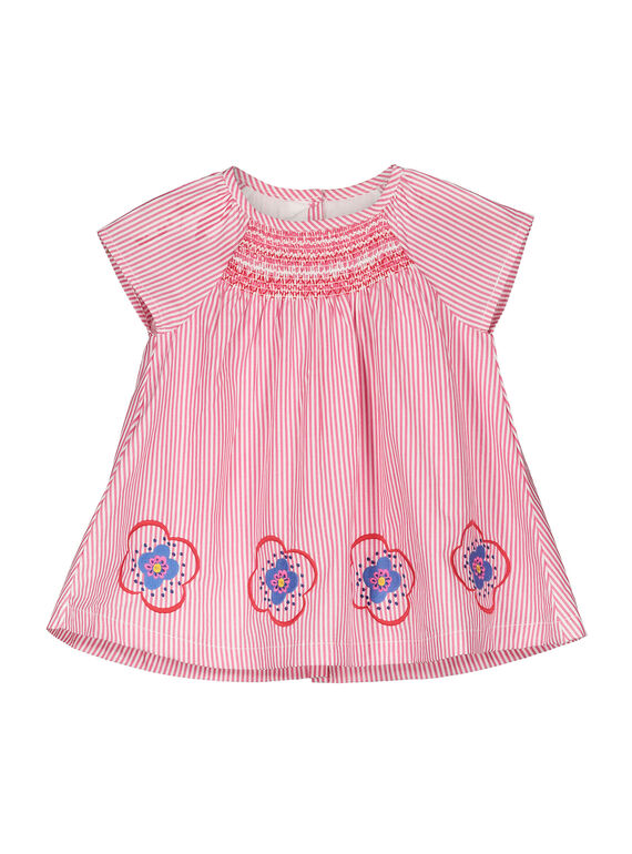 Robe rayée bébé fille FICOROB1 / 19SG0981ROB030
