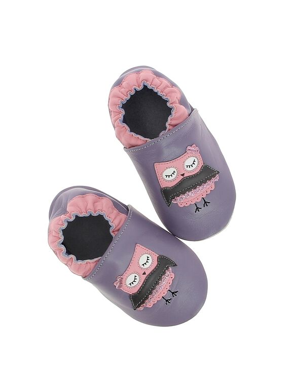 Chausson en cuir bébé fille CNFCHOUET / 18SK48X2D3S708