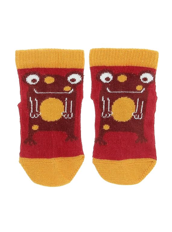 Chaussettes animaux bébé garçon CYUJOCHO10A / 18SI10S7SOQ502