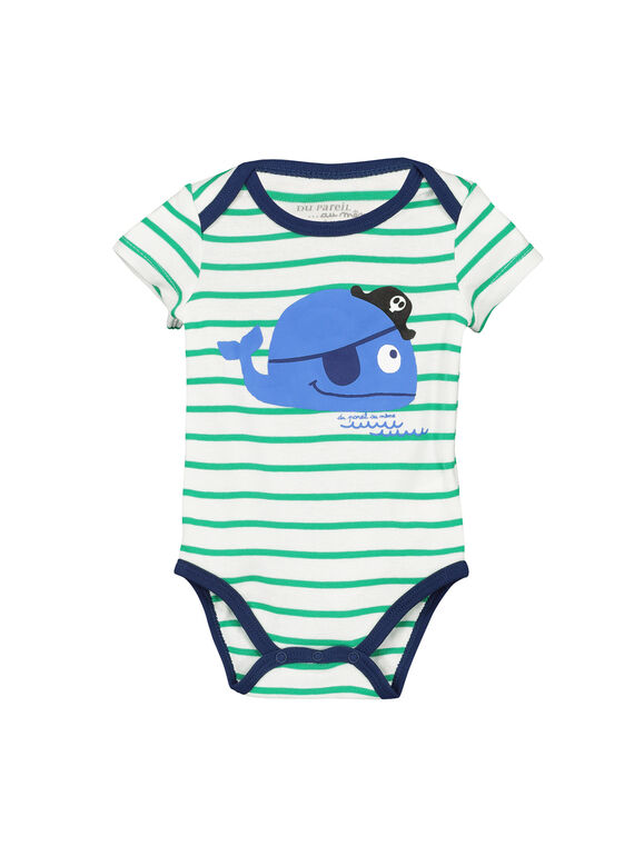 Body manches courtes bébé garçon FEGABODBAL / 19SH14I2BDL099