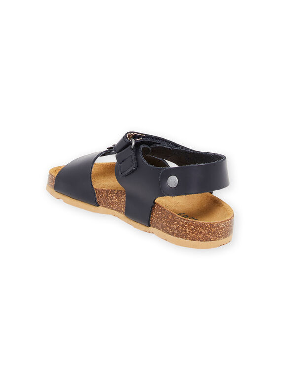 sandales garcon bleu marine
