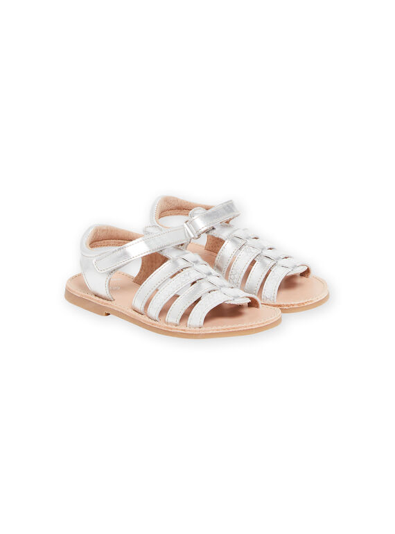 Sandales argentées enfant fille NASANDCARLA / 22KK354JD0E956