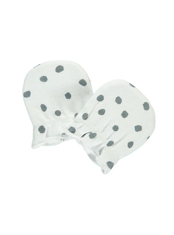 Moufles de naissance bébé mixtes : - Accessoires