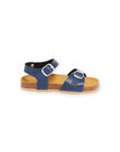 Sandales bleu marine enfant fille NANULEA / 22KK3545D0E070