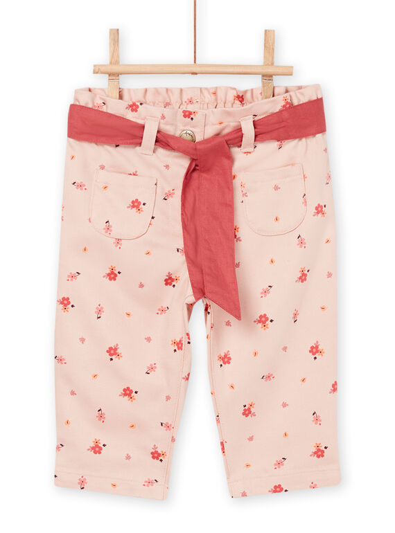 Pantalon imprimé avec ceinture amovible contrastée PIPRIPAN / 22WG09P1PAN811