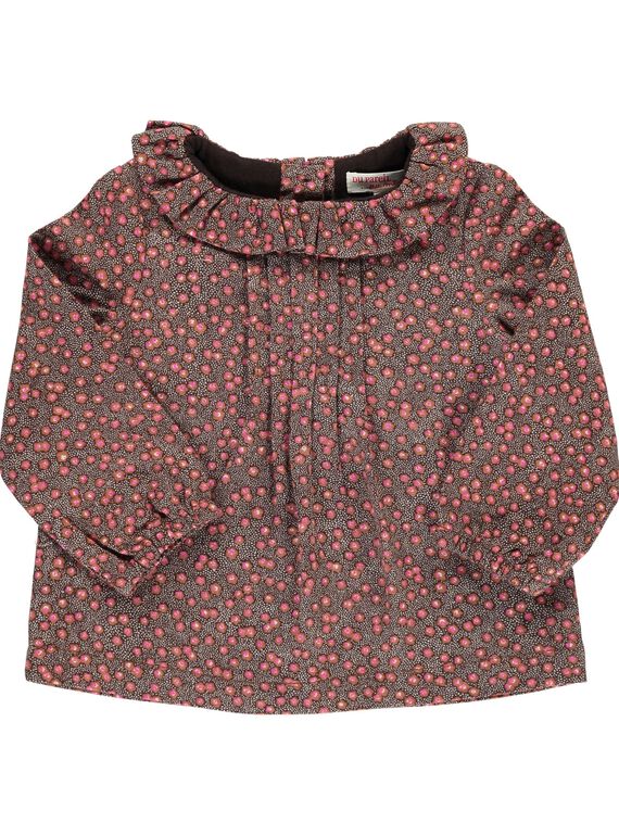 Blouse imprimé fleuri bébé fille DICHOCHEM / 18WG09F1CHE099