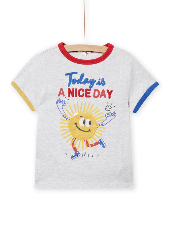 Tee Shirt Manches Courtes Gris NOLUTI1 / 22S902P2TMCJ920