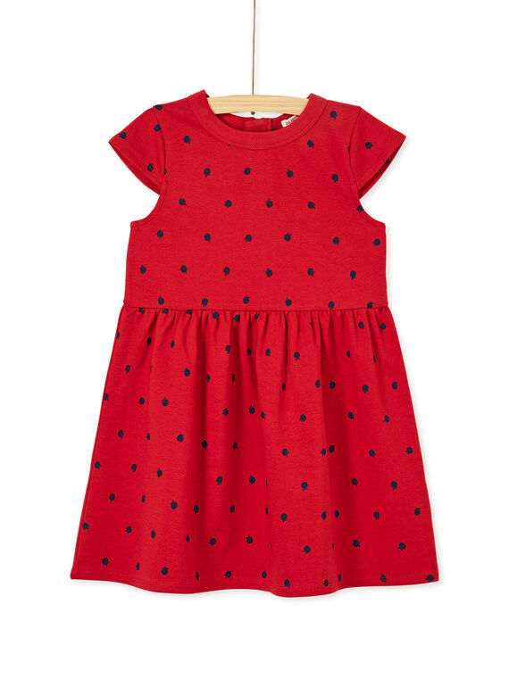 Robe en milano à manches courtes, imprimé pomme KAJOROB6 / 20W90131ROB408