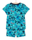 T-shirt et short turquoise à imprimé animaux REGOPYCJUN / 23SH12H3PYJ202