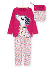 Pyjama long à motif chien 3 pièces PEFAPYJCAN / 22WH1161PYGD312