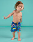 Short de bain bleu à imprimé animalier RYUMER1 / 23SI10RDMAIA002