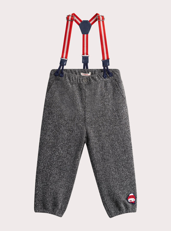 Pantalon à bretelles pour bébé garçon VUWAPAN / 24WG10T1PANJ922