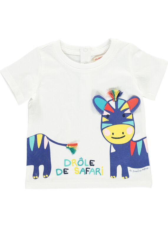 Tee-shirt manches courtes bébé garçon CUFRITI1 / 18SG10H1TMC000
