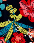 Robe à manches courtes, imprimé végétal et animal KABRIROB1 / 20W901F2ROBC243