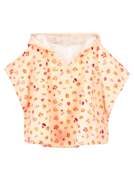 Cape de bain fleurie bébé fille FYICAP / 19SI09E1CDB301