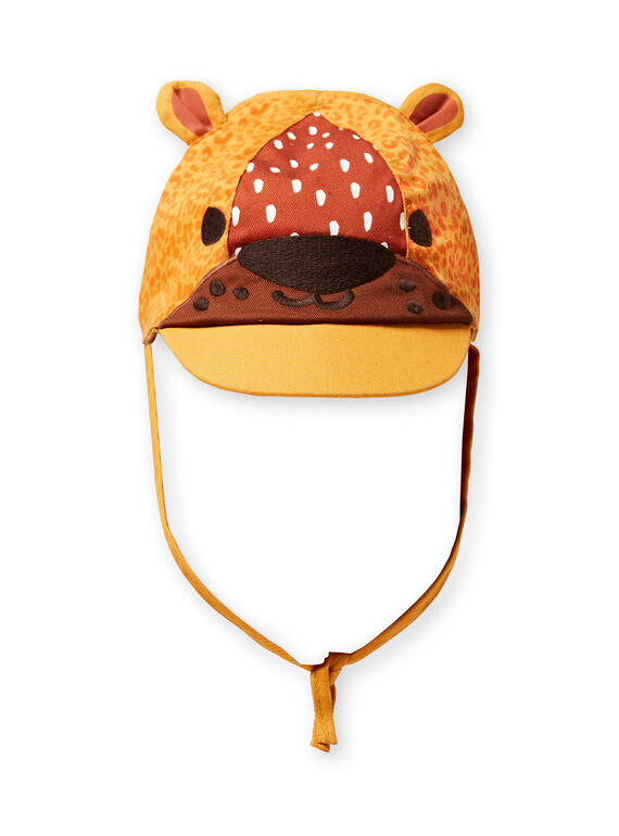 Casquette jaune léopard bébé garçon LYUTERCASQ / 21SI10V1CHAB106