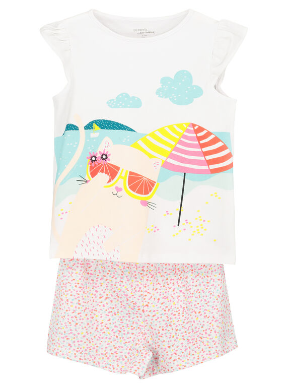 Pyjama short fille FEFAPYJCHA / 19SH11H4PYJ000