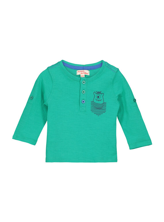 Tee-shirt col tunisien bébé garçon FUJOTUN4 / 19SG1034TML630