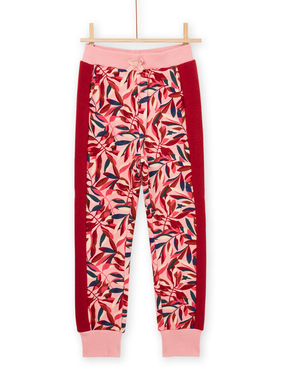 Pantalon de jogging à imprimé feuilles PAPRABAJOG / 22W901S1JGBD324
