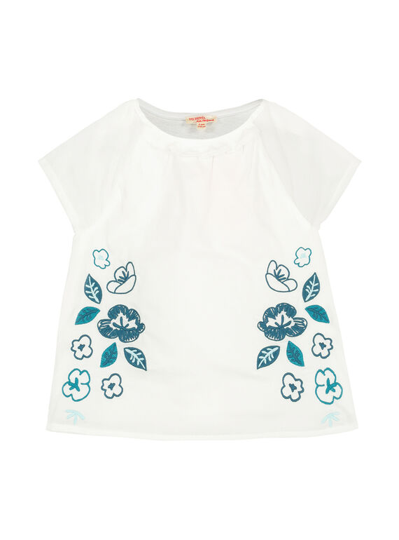 Blouse manches courtes fille FABELCHEM / 19S901R1CHE000